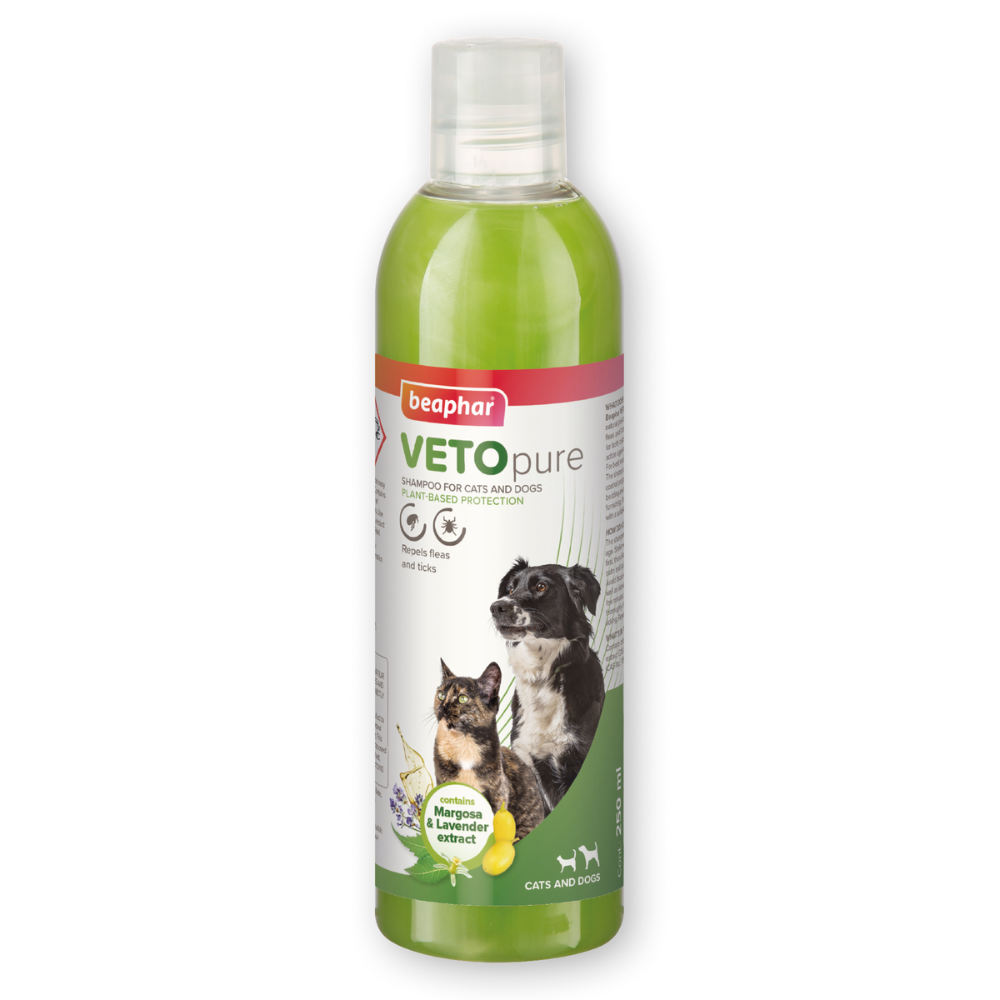 Beaphar VETOpure Bio Flea Tick Shampoo Dog Cat Petservo Pet Servo