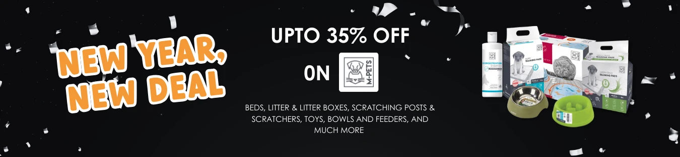 Christmas Sale Save upto 35% off at All M-Pets Products - PetServo