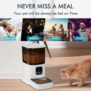 Advwin - 6L Automatic Pet Feeder APP Control & Camera 2.4G & 5G - petservo