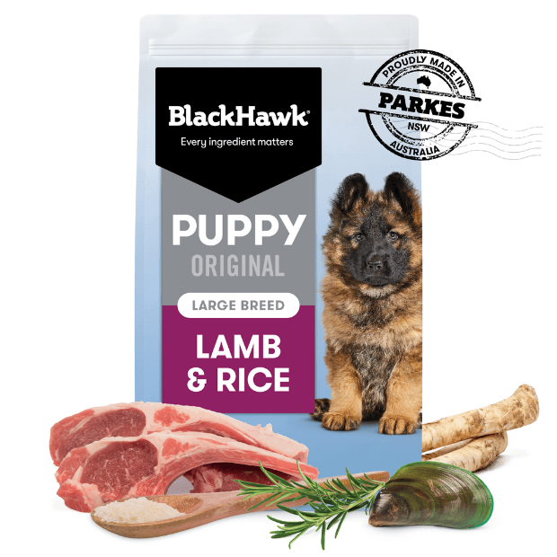 Black Hawk - Puppy Lamb & Rice Large Breed Dry Dog Food 3kg - Petservo