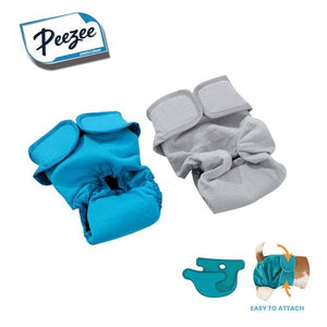 Paws & Claws - 32 x 52cm Medium Peezee Washable Pet Nappy - Petservo