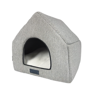 Baxter Bone - Taupe Anti-Bacterial Fabric Cat House - Petservo