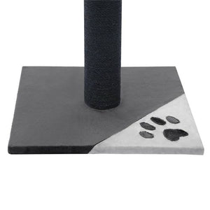 YES4PETS Grey Cat Scratching Tree Post Furniture Gym House - PetServo-3