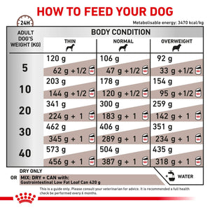 Royal Canin - Veterinary Diet Gastrointestinal Low Fat Adult Dry Dog Food - Petservo