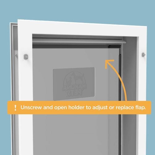 Hakuna Pets - Replacement Flap For Deluxe Aluminium Pet Door - Extra Large - petservo