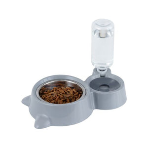 Happy Tails - Pet Water Dispenser And Food Bowl - petservo