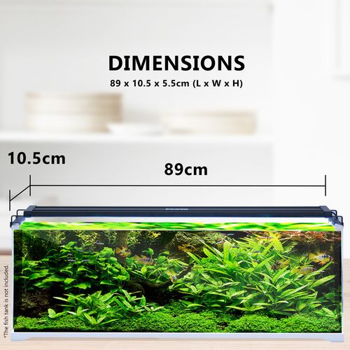 Dynamic Power - 27W Aquarium Blue White LED Light for Tank 95-115cm