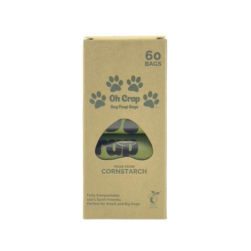 Oh Crap - Compostable/Biodegradable Dog Poop Bags 23 x 33cm - 60pc