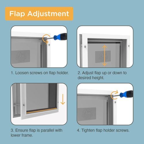 Hakuna Pets - Replacement Flap For Deluxe Aluminium Pet Door - Extra Large - petservo