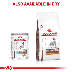 Royal Canin - Veterinary Diet Gastrointestinal Low Fat Adult Wet Dog Food 420g x 12 - Petservo