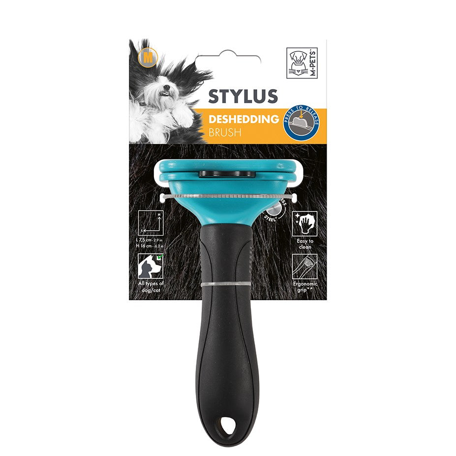 M-PETS - STYLUS Deshedding Brush