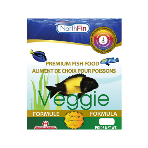 Northfin - Veggie Formula Fish Food 3mm, - 100g