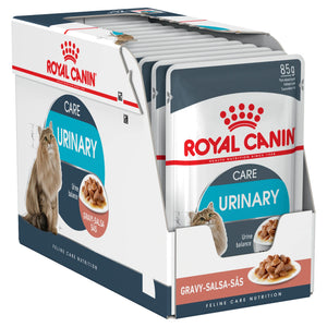 Royal Canin - Urinary Care with Gravy Adult Wet Cat Food Pouches 85g x 12 - Petservo