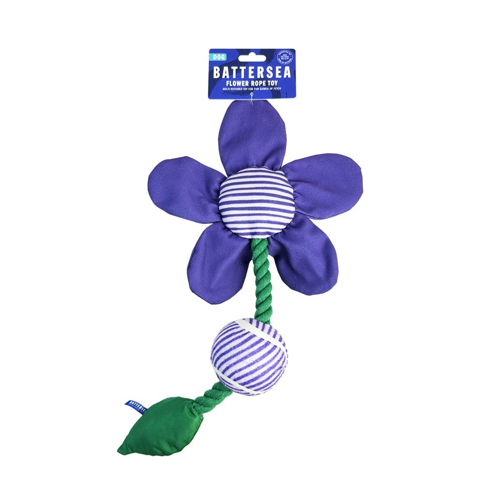 Rosewood - BATTERSEA FLOWER TUG TOY - Petservo 