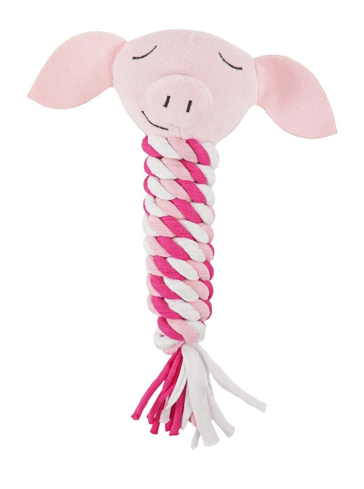 Rosewood - Pig in Blanket Rope Cat Toy - Pet Servo