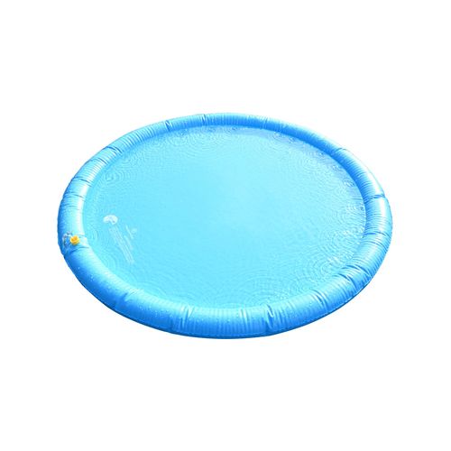 Furry Best Friends - Round Pet Pool With Sprinkler Blue - Medium