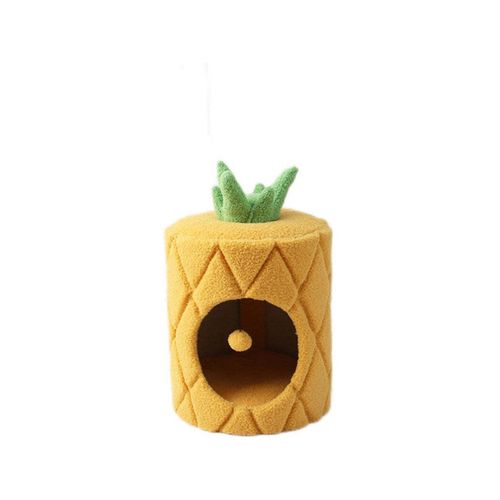 Catio - Pineapple Pet/cat Sleeping House Cave - Yellow