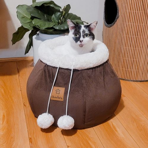 Charlie's - Cat Bed - Chocolate