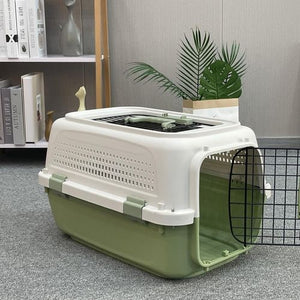 Shop YES4PETS Small Dog Cat Rabbit Crate Carrier Parrot Cage Green PetServo