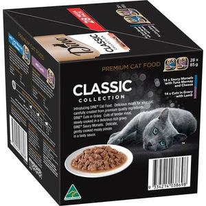 Dine - Classic Collection 85g Multi-Flavours Wet Cat Food - 28 Trays - petservo