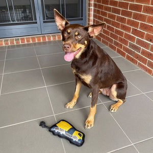 Baxter Bone - Cement Mixer Dog Toy - Petservo