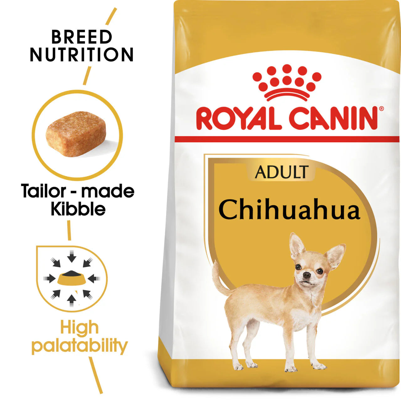 Royal Canin - Chihuahua Adult Dry Dog Food 1.5kg - Petservo