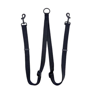 Flamingo - Black Double Dog Leash - petservo