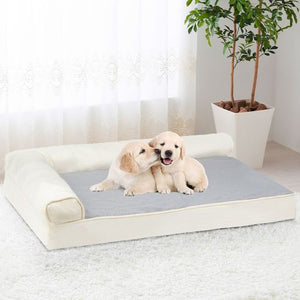 Advwin - Pet Bed Memory Foam Cat Sofa Beige - petservo