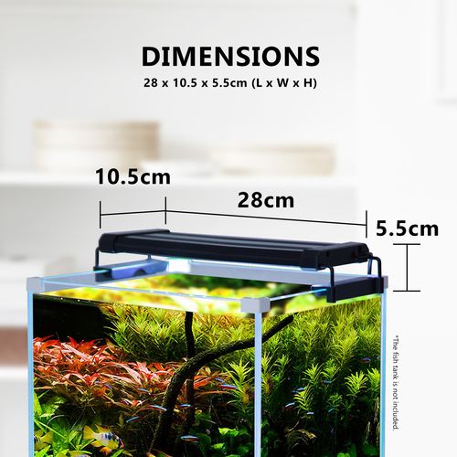 Dynamic Power - 6W Aquarium Blue White LED Light for Tank 30-50cm