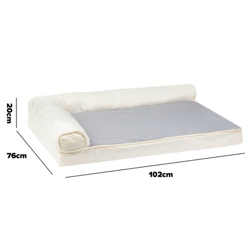 Advwin - Pet Bed Memory Foam Cat Sofa Beige - petservo