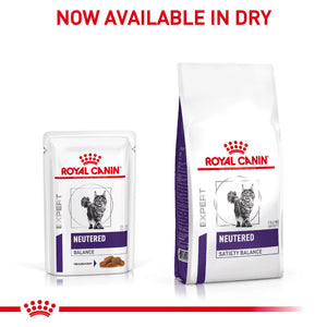 Royal Canin - Veterinary Diet Neutered Balance Adult Wet Cat Food Pouches 85g x 12 - Petservo