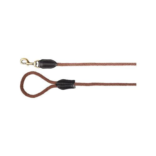 Flamingo 120 x 1.2cm Dark Brown Dog Ranger Leash