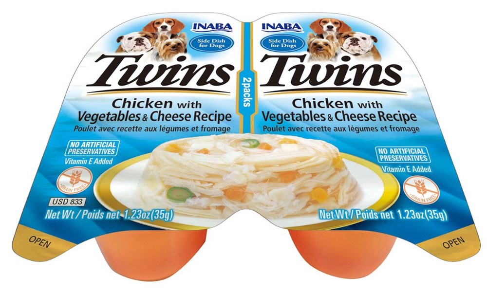 Inaba - Twins Chicken with Vegetables & Cheese Recipe - Petservo