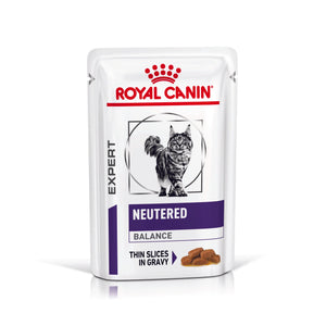 Royal Canin - Veterinary Diet Neutered Balance Adult Wet Cat Food Pouches 85g x 12 - Petservo