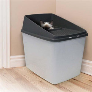 Paws And Claws - 40 x 53 x 50.5cm No Mess Cat Litter Box - petservo