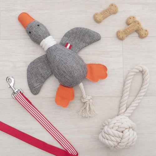 Louie Living - Urban 30cm Dodo The Duck Dog/Pet Toy - Grey - 2PK