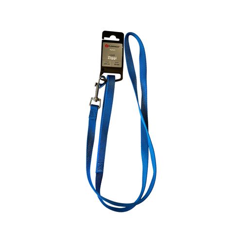 Flamingo - Ziggi 130 x 1.5cm Blue Dog Leash - petservo