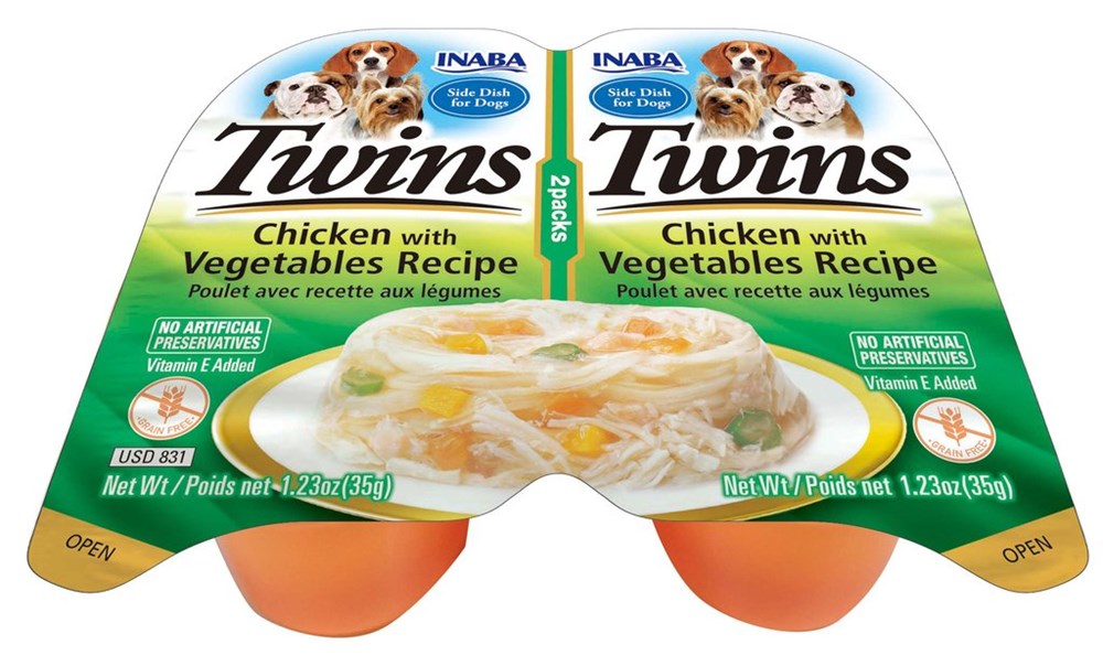 Inaba - Twins Chicken with Vegetables Recipe - Petservo