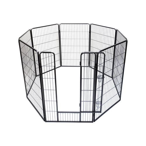 YES4PETS - 120 cm Heavy Duty Pet Dog Cat Rabbit Exercise Playpen Puppy Rabbit Fence