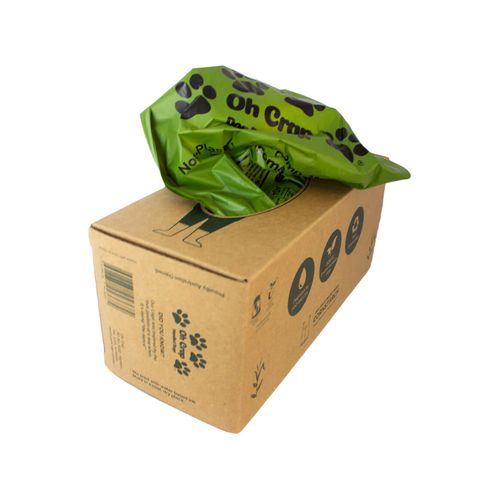 Oh Crap - Handled Compostable/Biodegradable Dog Poop Bags 21 x 34cm - 200pc