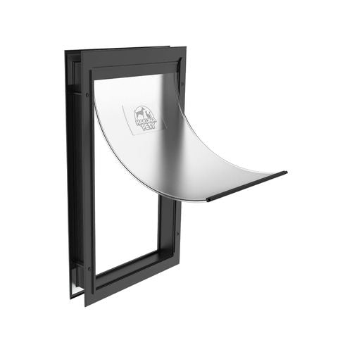 Hakuna Pets - Deluxe Aluminium Pet Door - Extra Large - Black