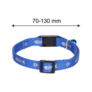 Flamingo - Cat Collar - Ziggi 20-35cm Flower Blue - petservo