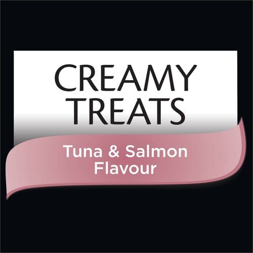 Dine - Creamy Treats 12g Tuna & Salmon Flavour Cat Treats - 32 Sachets - petservo