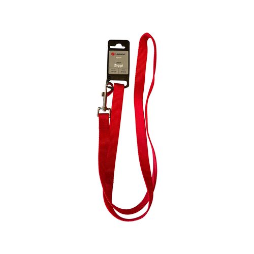 Flamingo Ziggi 130 x 2cm Red Dog Leash