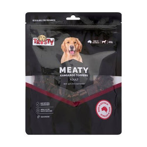 Trusty - 400g Kangaroo Meaty Adult Dog Toppers Treats - petservo