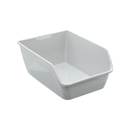 Paws And Paws - 61 x 45 x 25cm Grey Tray Deep Cat Litter - petservo