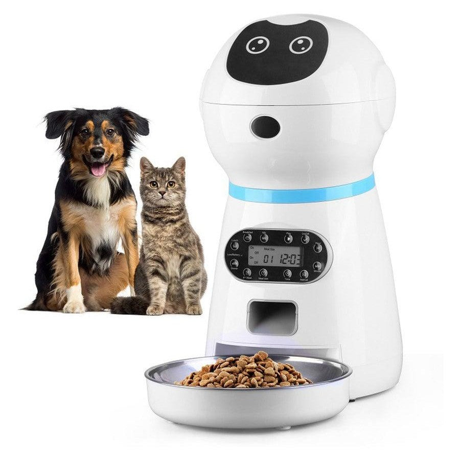 Automatic Pet Dog Cat Feeder Food Dispenser