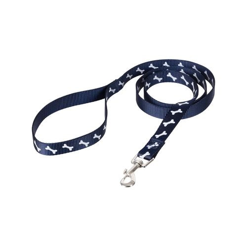 Happy Tails - 120cm Bone Print Dog Lead - petservo