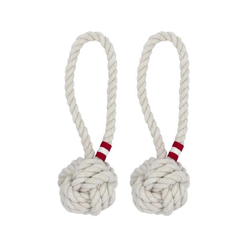 Louie Living - Urban Dog/Pet 20cm Tug Rope Toy Small - White - 2PK