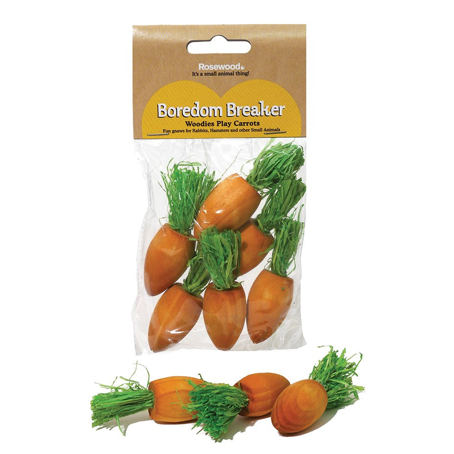 Rosewood - Rosewood 6 pk Woodies Play Carrots - Petservo